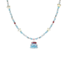 Birthday Cake Handmade Beaded necklace  #A016